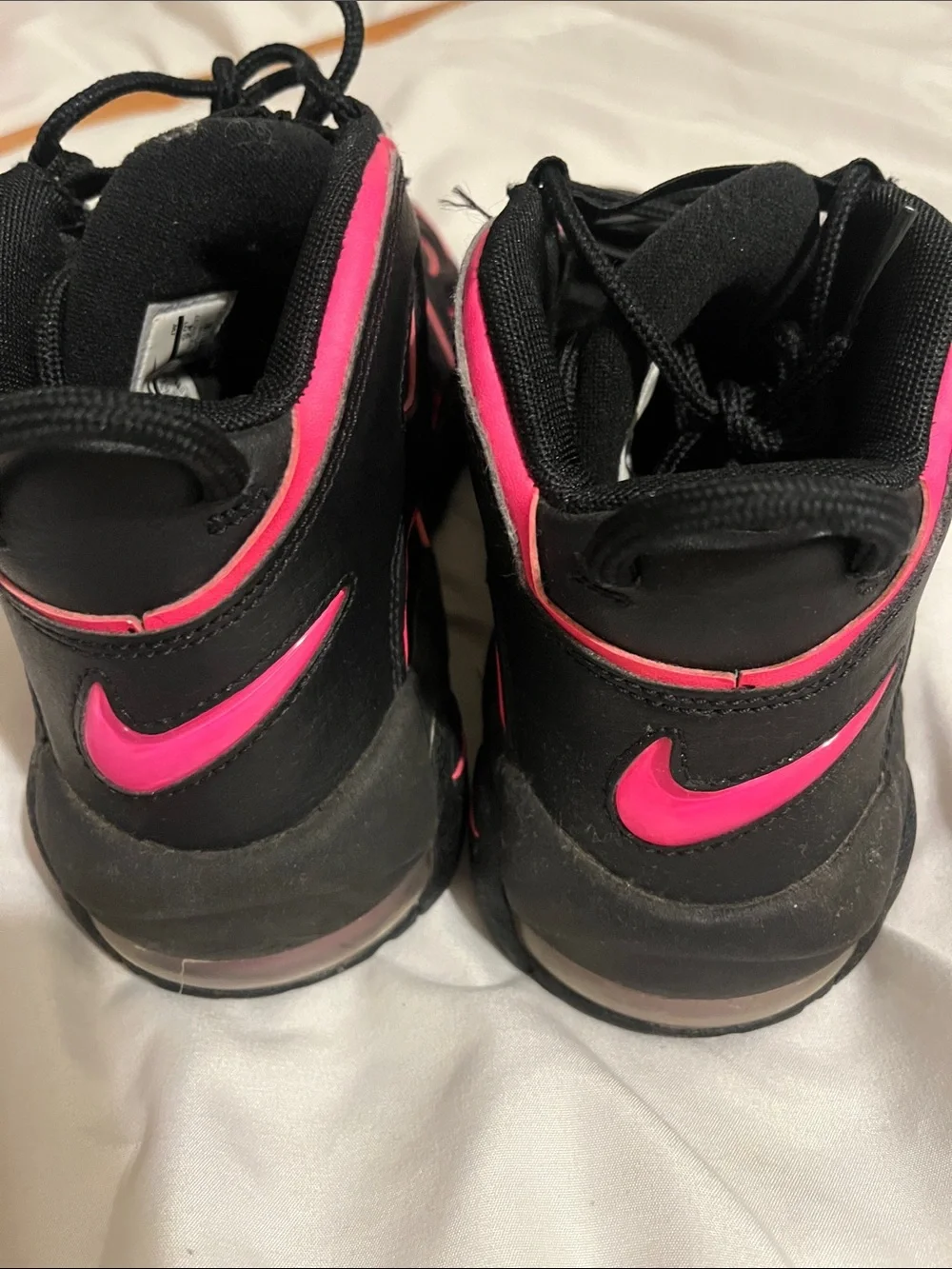 Nike black and pink sneaker size 6Y